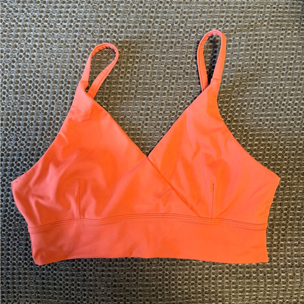 Savvi Orange / Coral Sports Bra - Size Small